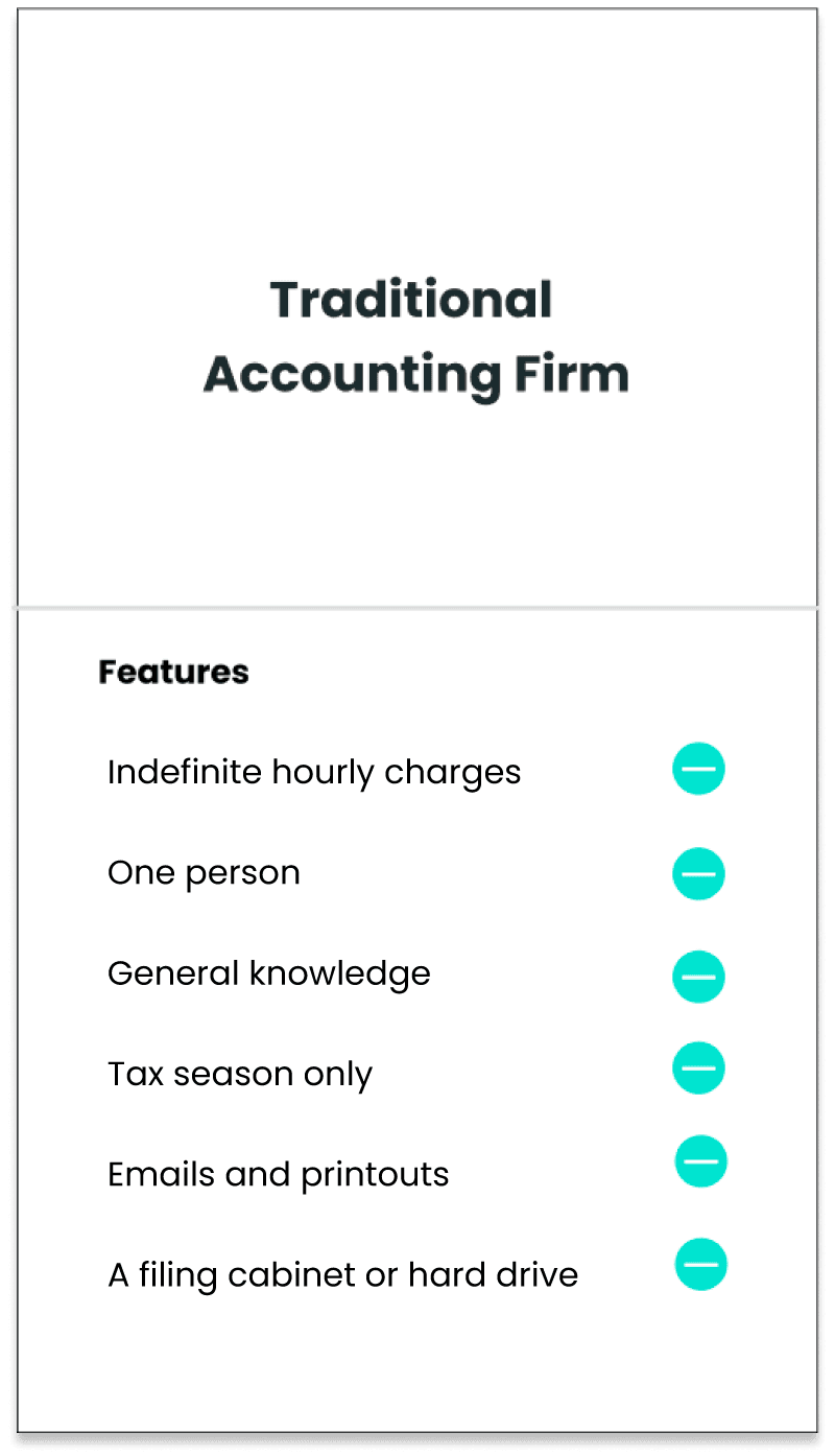 Traditional accounting firm - screenshot.